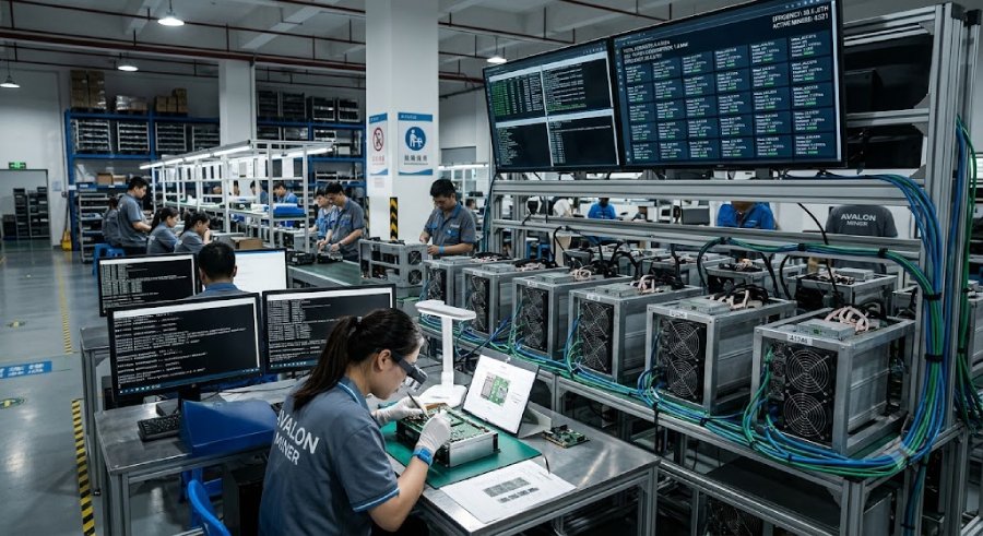 Industrial ASIC production floor